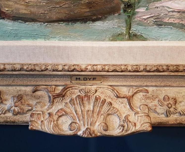 Marcel Dyf 'Claudine In A Hat' Oil On Canvas   - Image 7