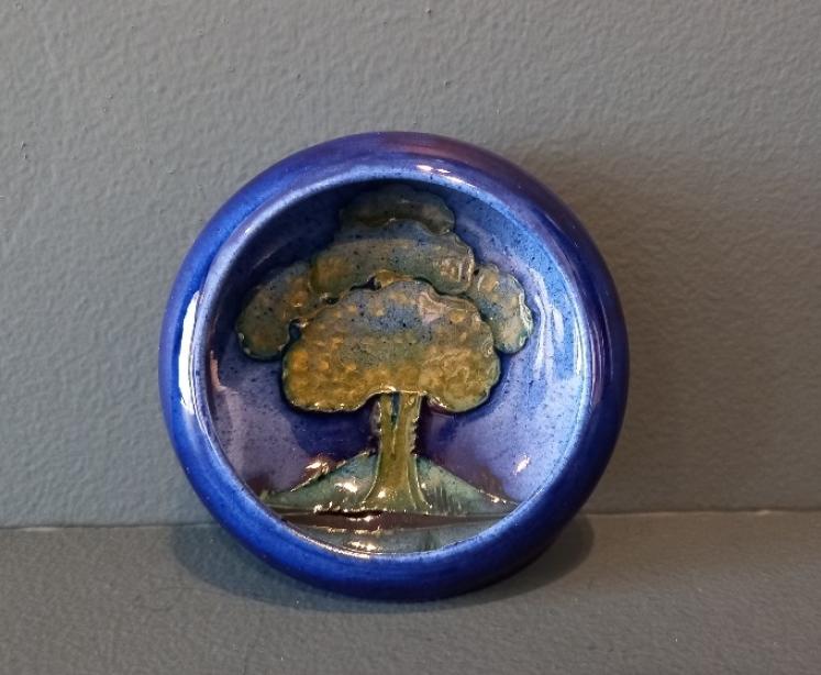 Small Moorcroft Moonlit Blue Dish - Image 1