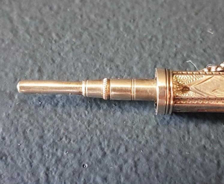 Engraved Silver Pencil, Quill and Knife Combination - Image 4