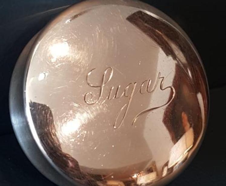 George V Silver Sugar Canister - Image 3