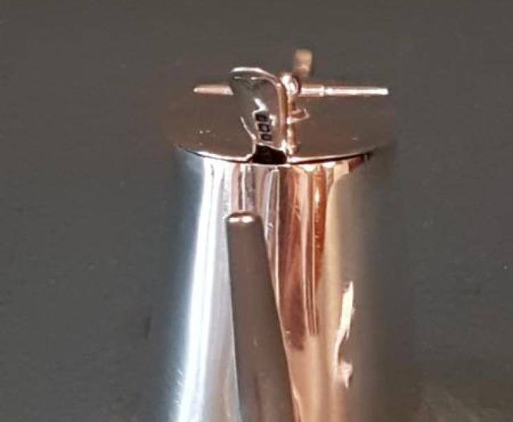 Rare Miniature Tea Pot Shaped Mustard Pot - Image 5