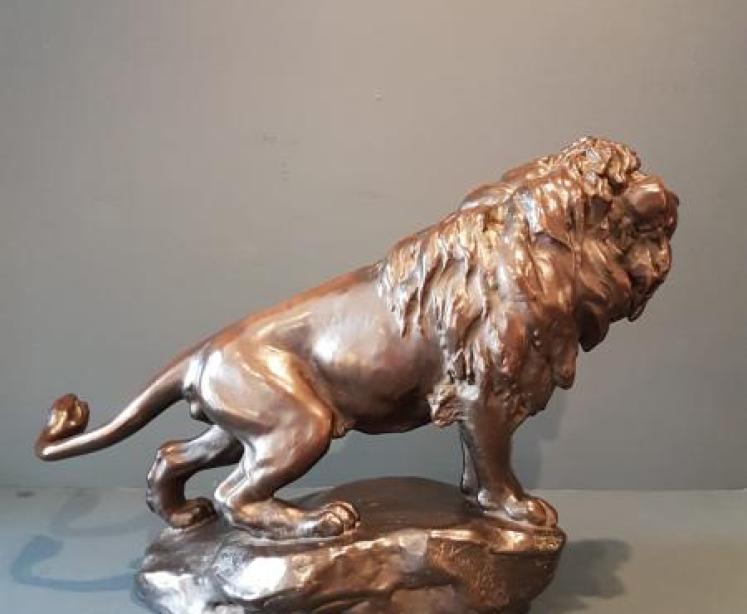 Superb 1920's Bronze Lion - Image 4