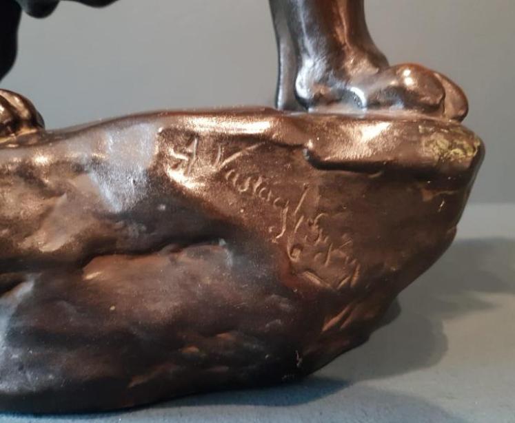 Superb 1920's Bronze Lion - Image 5