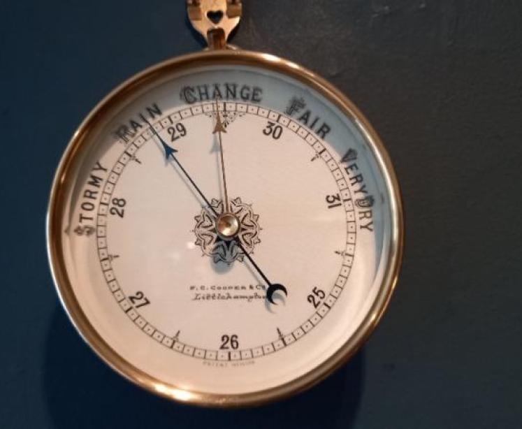 Victorian Porcelain Dial Marine Barometer - Image 3