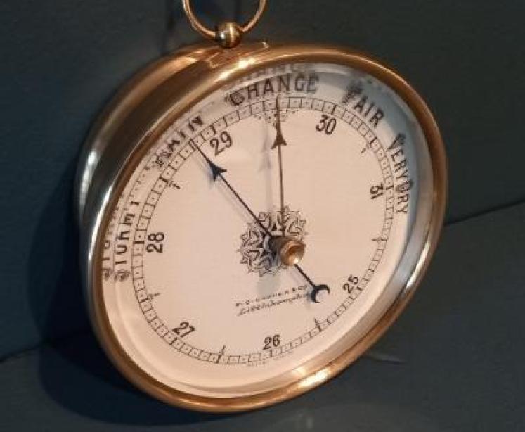 Victorian Porcelain Dial Marine Barometer - Image 6