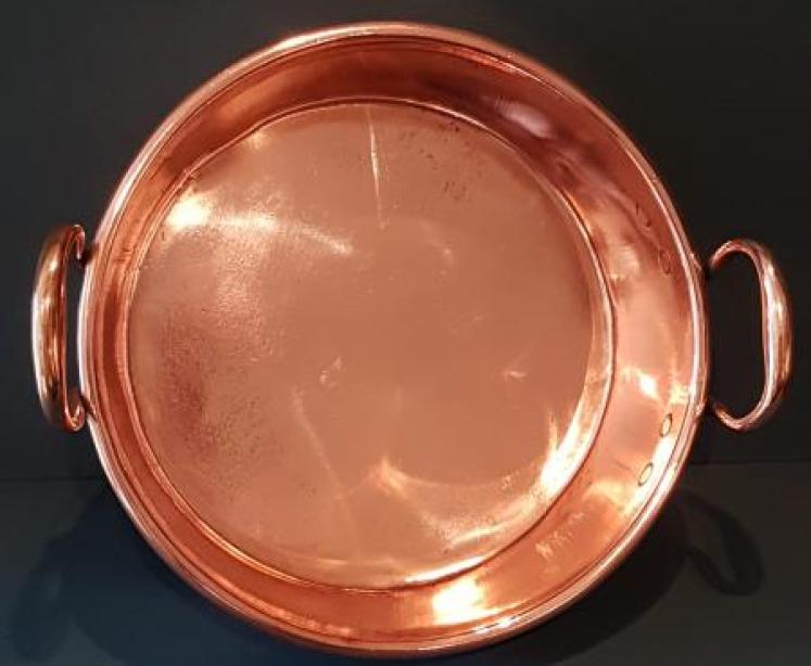Early Victorian Copper Cream Pan - Image 4