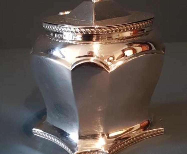 Edwardian Silver Tea Caddy - Image 6