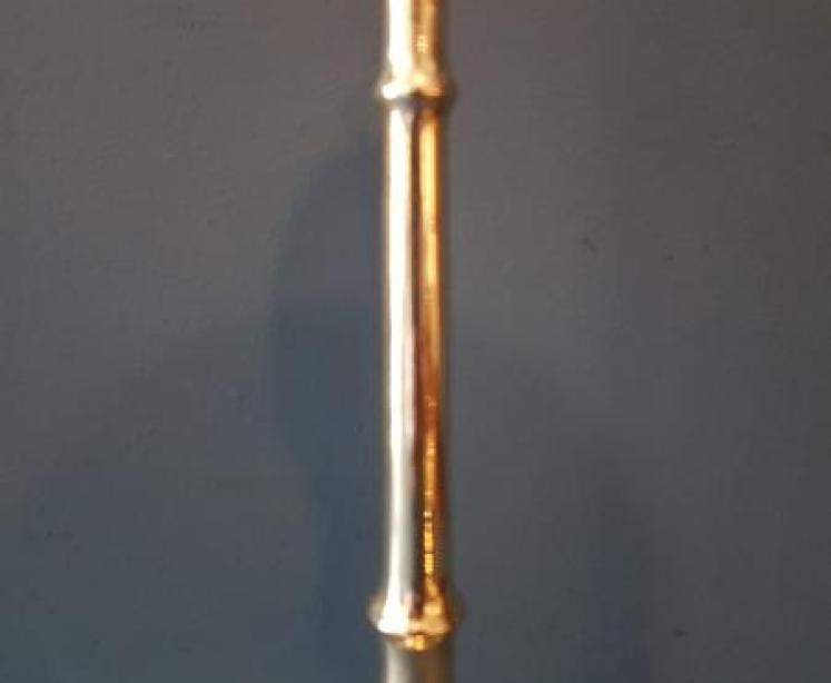 Large Pair of Victorian Brass Candlesticks - Image 5