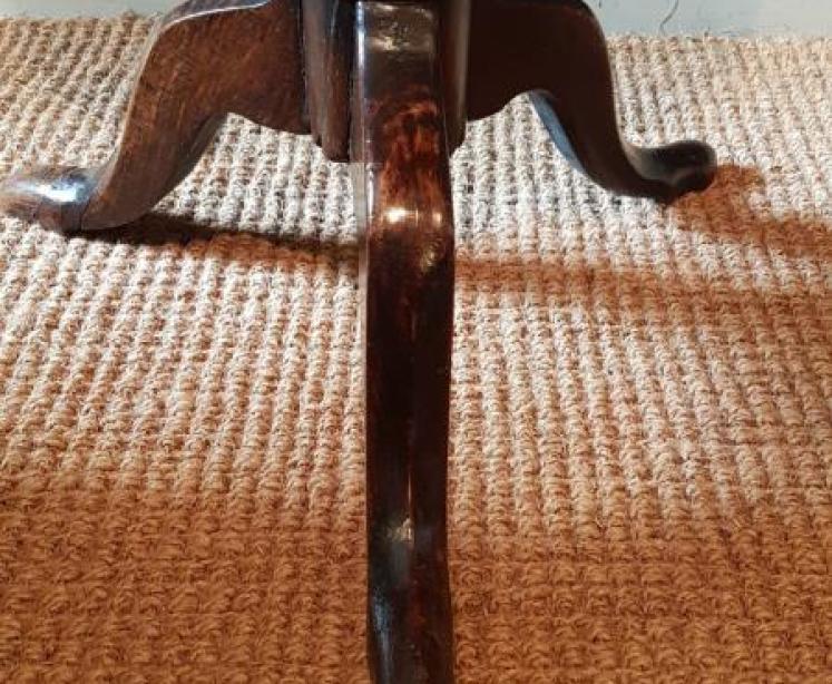 George II Oak Snap Top Occasional Table  - Image 3