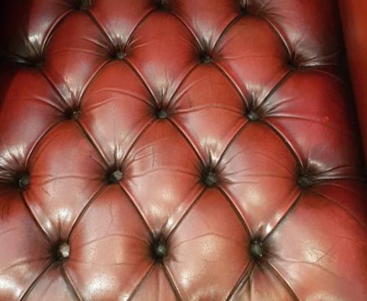 1920's Leather Chesterfield Arm Chair - Image 6
