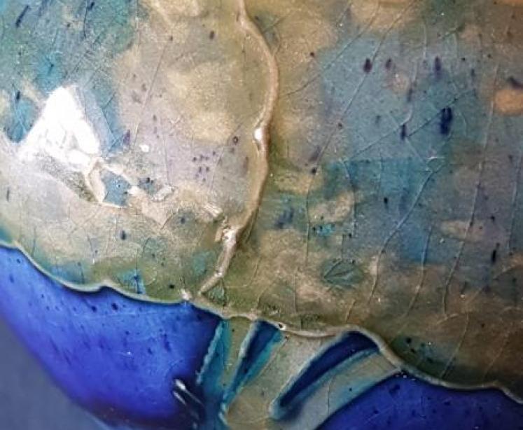 Moorcroft Moonlit Blue Vase  - Image 6