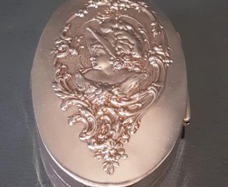 Edwardian Silver Art Nouveau Box - Image 4