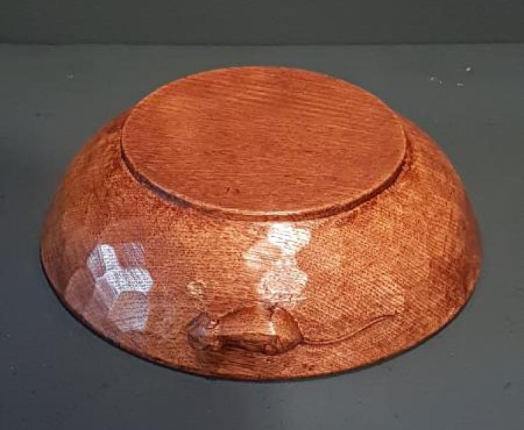 Original 1930's Thompson of Kilburn Mouseman Bowl - Image 3