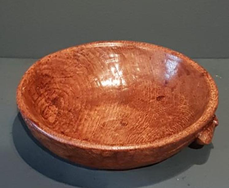 Original 1930's Thompson of Kilburn Mouseman Bowl - Image 5