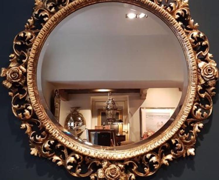 Superb Victorian Timber Gilt Florentine Mirror - Image 2
