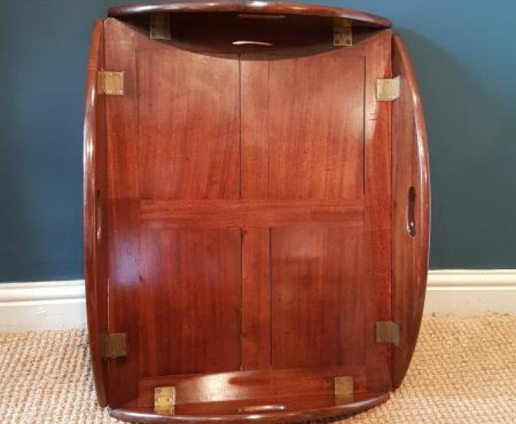 Victorian Mahogany Butlers Tray Coffee Table - Image 4