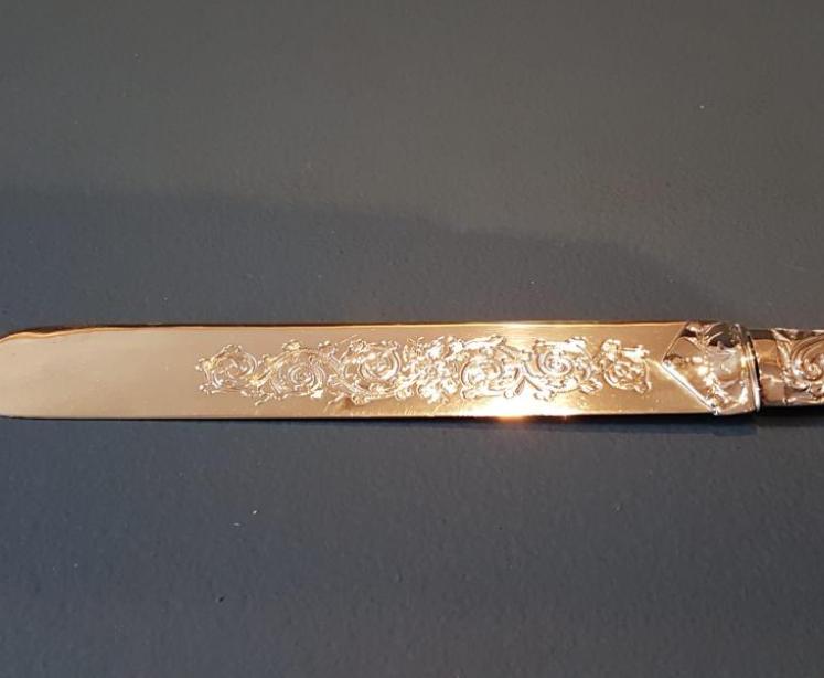 Fine Quality Victorian Silver Paper Knife  - Image 7