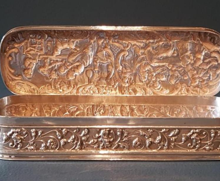 Fine Quality Victorian Silver Table Box  - Image 6