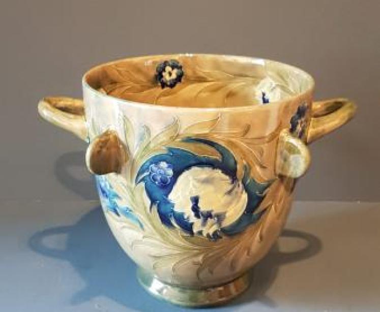 Moorcroft Florian Jardiniere - Image 1