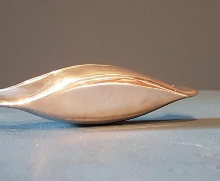 Edwardian Silver Canoe Pin Cushion - Image 2