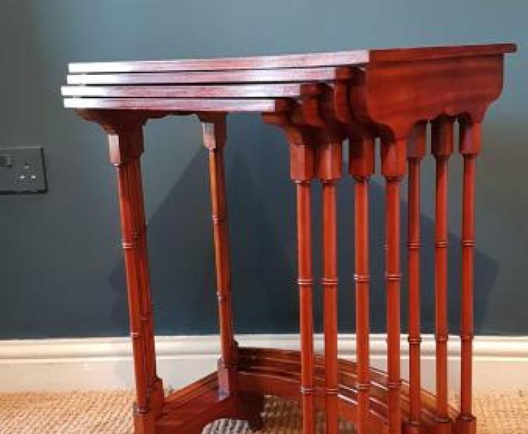 Superb Edwardian Nest of Tables - Image 3