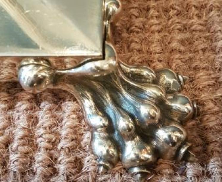 Edwardian Cast Brass Corinthian Column Lamp Standard - Image 6