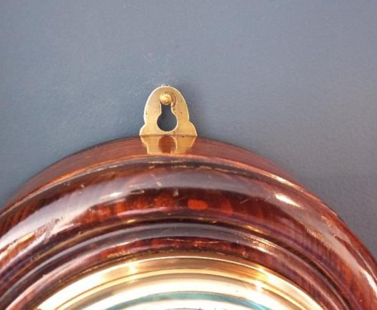 Edwardian Aberdeen Bulkhead Marine Barometer - Image 3