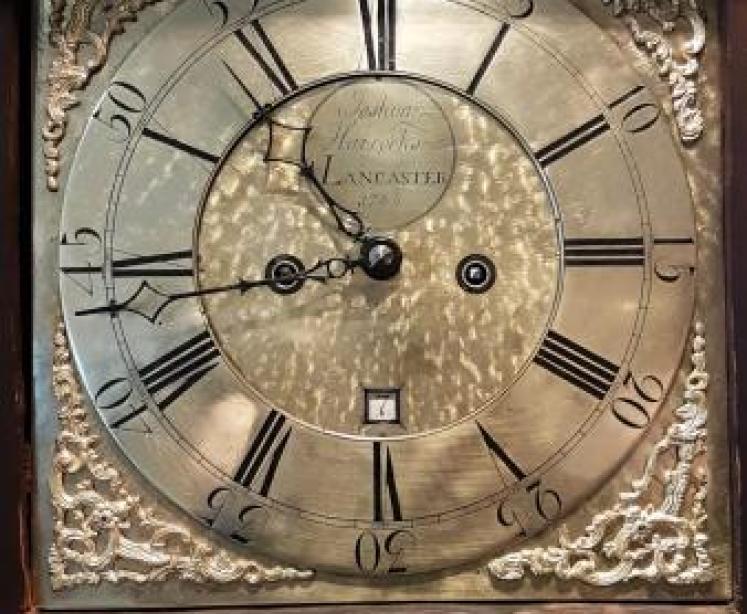George III Oak Lancaster Longcase Clock - Image 2