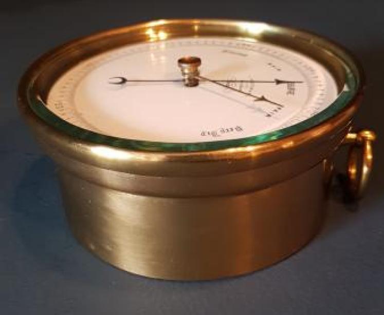 Fine Quality Victorian Enamel Dial Marine Barometer by Steward - Image 2