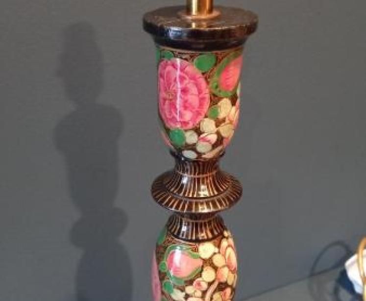 Edwardian Period Kashmiri Table Lamp - Image 3