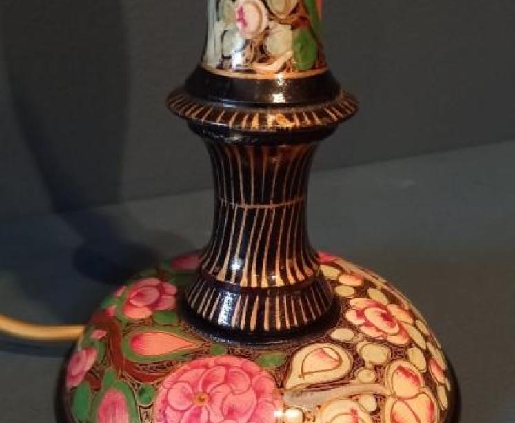 Edwardian Period Kashmiri Table Lamp - Image 6