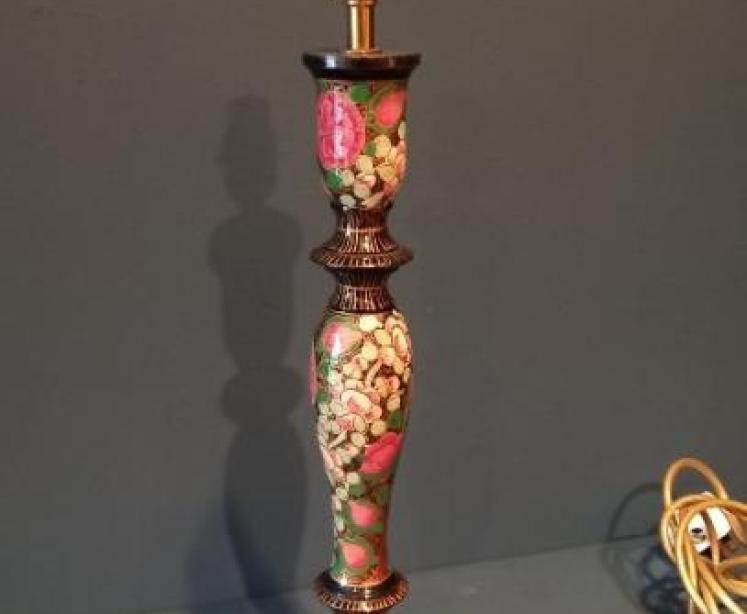 Edwardian Period Kashmiri Table Lamp - Image 7