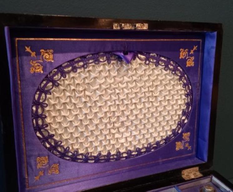 Mid Victorian Coromandel Inlaid Sewing Box - Image 3