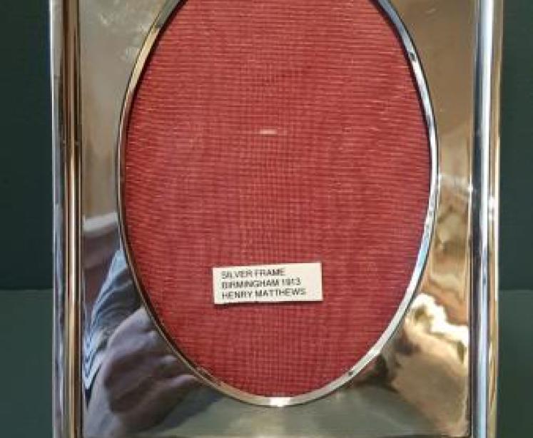 George V Silver Photo Frame by Henry Matthews - Image 2