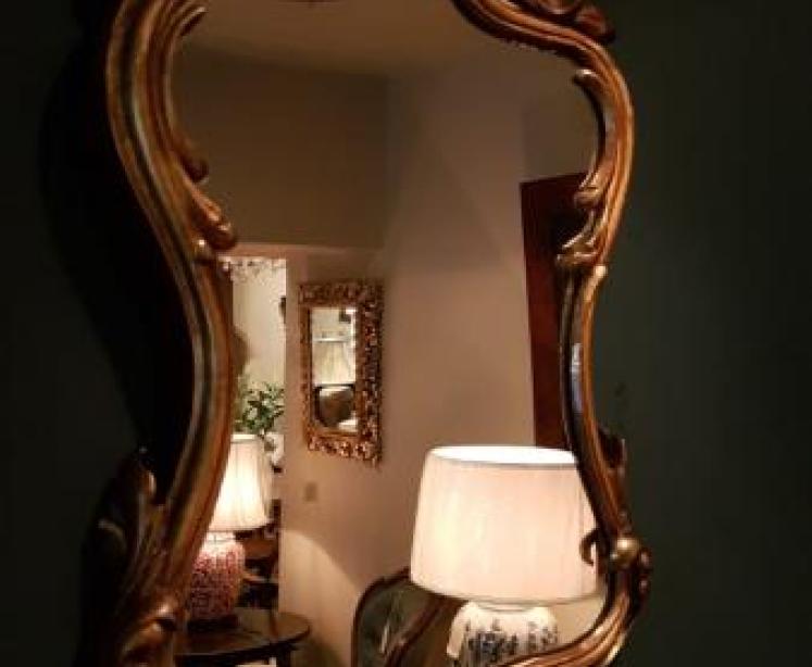 Matching Pair of Victorian Timber Gilt Mirrors - Image 2