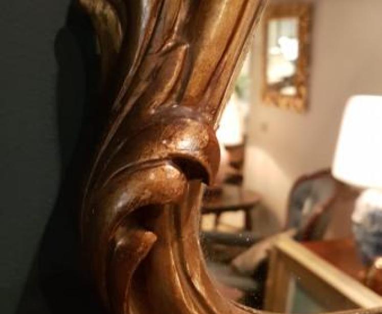 Matching Pair of Victorian Timber Gilt Mirrors - Image 6