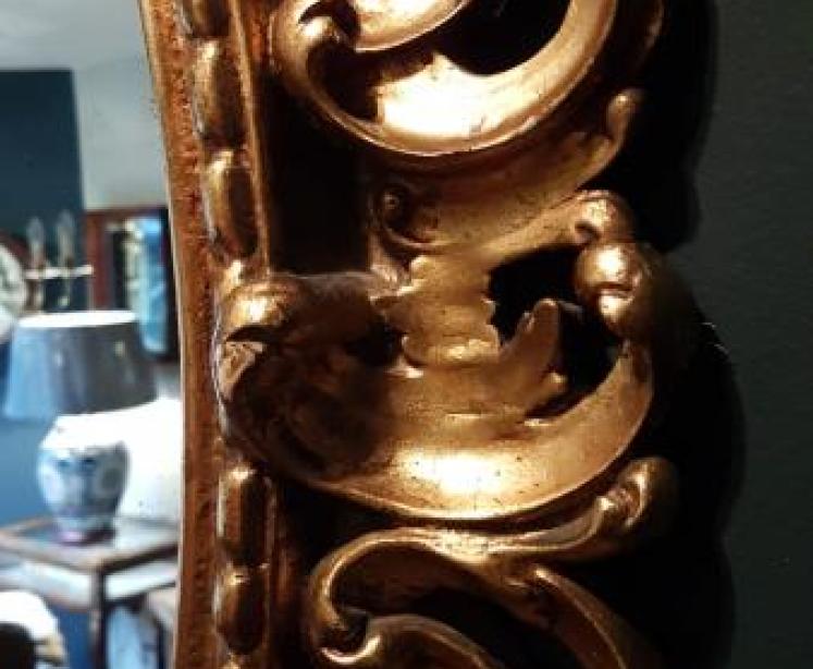 Superb Large Victorian Timber Gilt Mirror - Image 4
