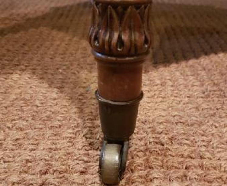 Victorian Walnut Framed Window Seat - Image 4