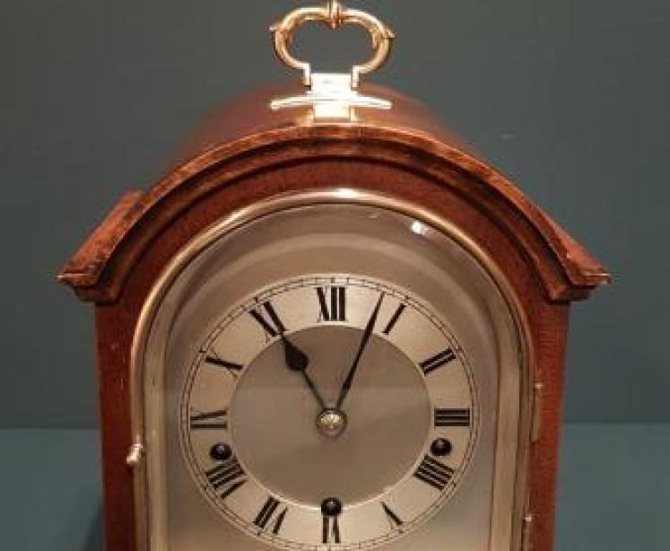 Late Victorian Westminster Chiming Mantel Clock - Image 1