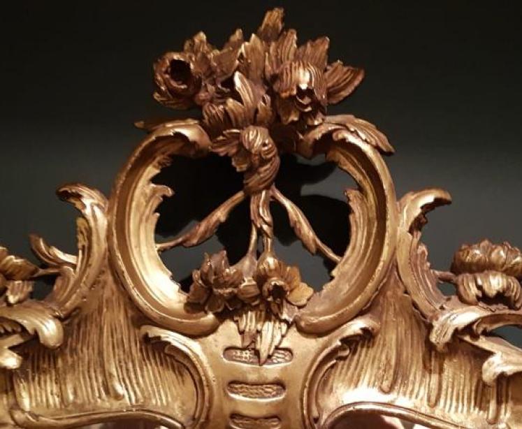 Late Victorian Plaster Gilt Mirror - Image 3