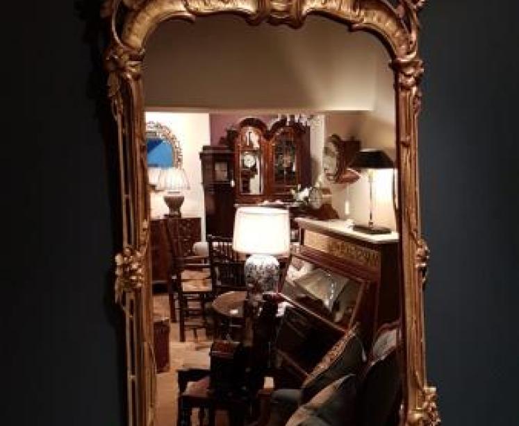 Late Victorian Plaster Gilt Mirror - Image 7