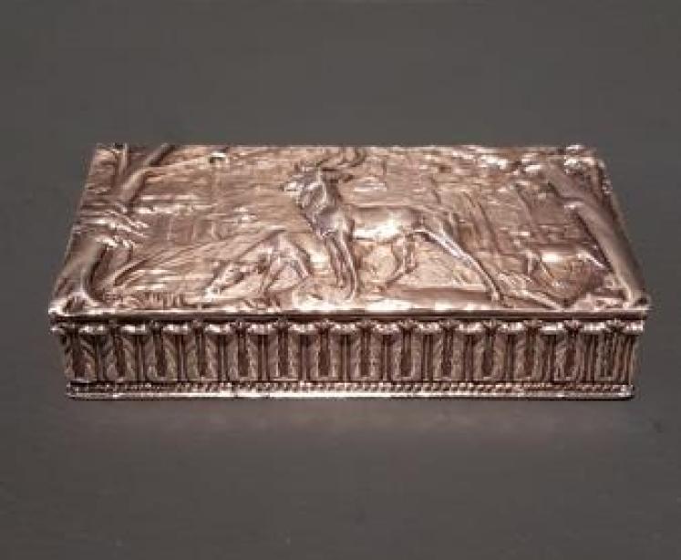 Late Victorian Silver Table Box - Image 1