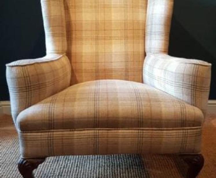 Victorian Wing Back Arm Chair - Image 3