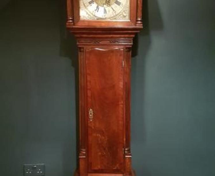 Fine 8 Day Walnut Longcase Clock by Burton of Kendal - Image 1