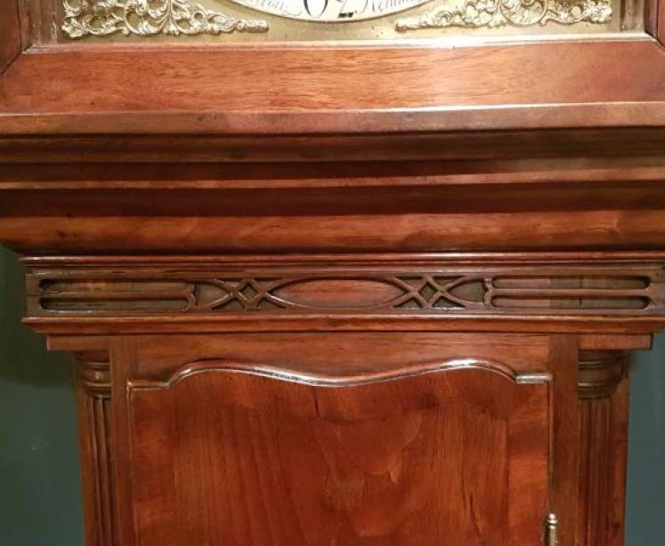 Fine 8 Day Walnut Longcase Clock by Burton of Kendal - Image 3