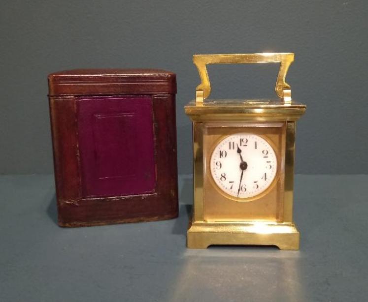 Fine 19th Century French Carriage Clock in Case - Image 6