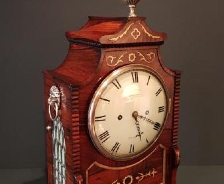 William IV Rosewood Double Fusee Bracket Clock - Image 4