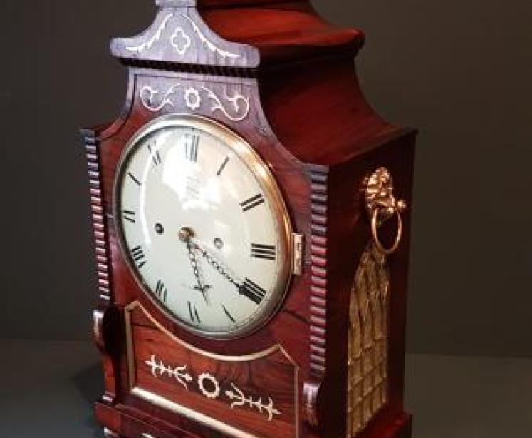 William IV Rosewood Double Fusee Bracket Clock - Image 7