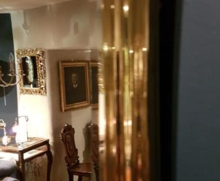 Quality Victorian Brass Framed Mirror - Image 3