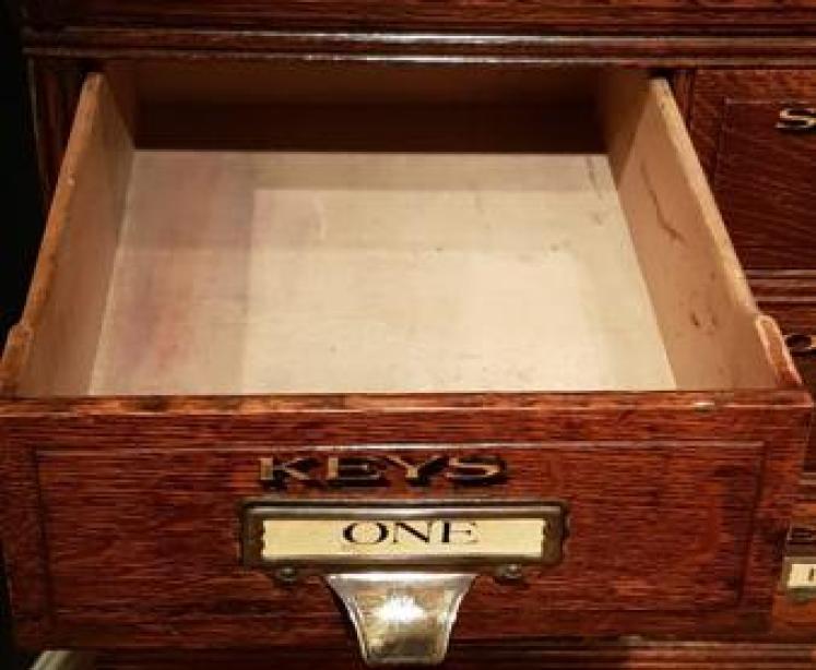 Edwardian Cambridge College File Chest - Image 5